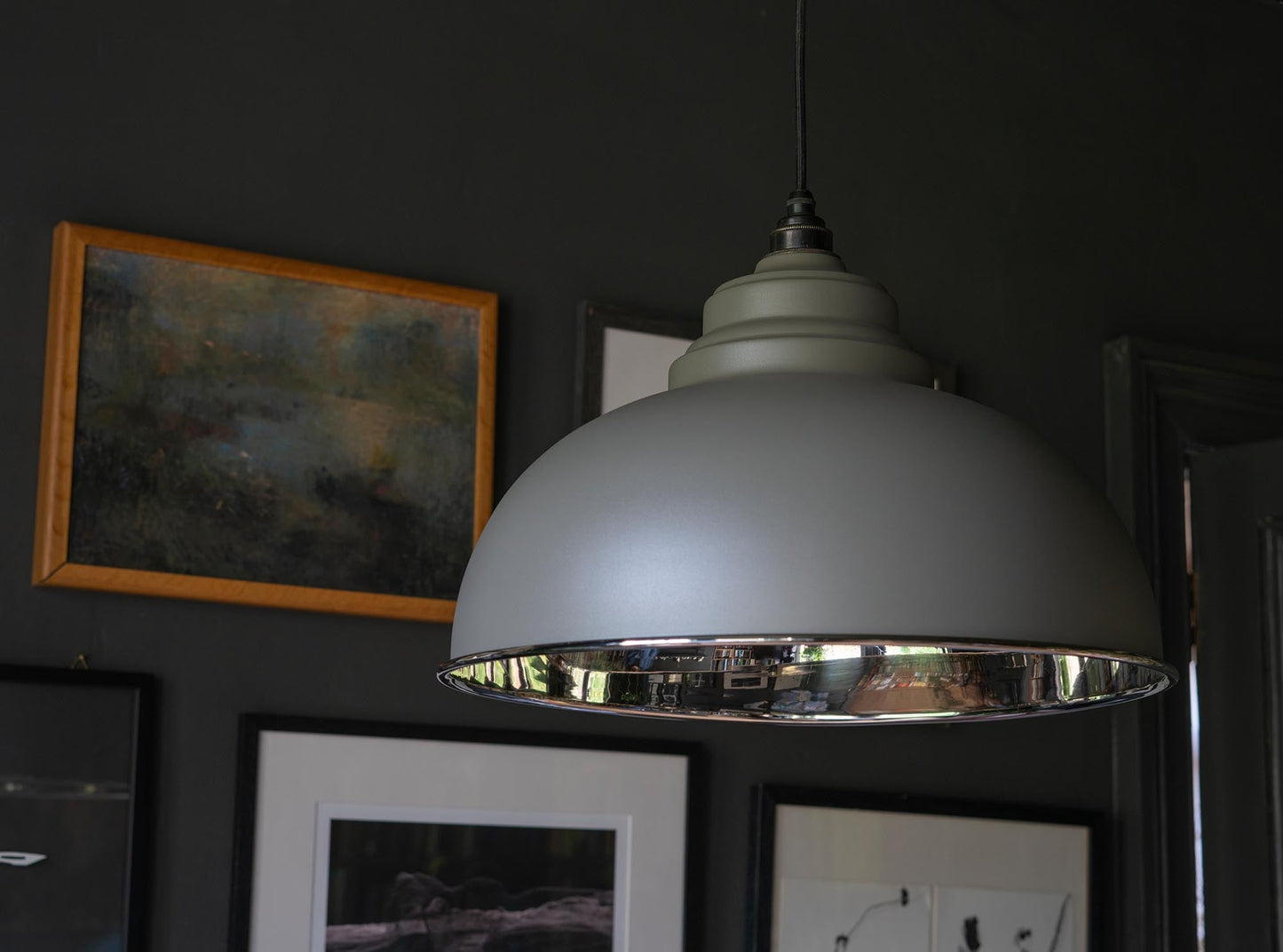 From The Anvil Smooth Nickel Harborne Pendant