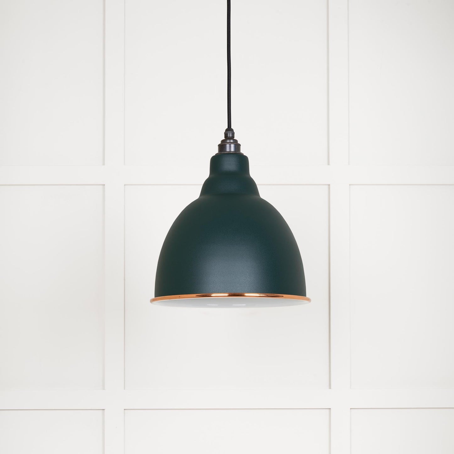 From The Anvil White Gloss Brindley Pendant