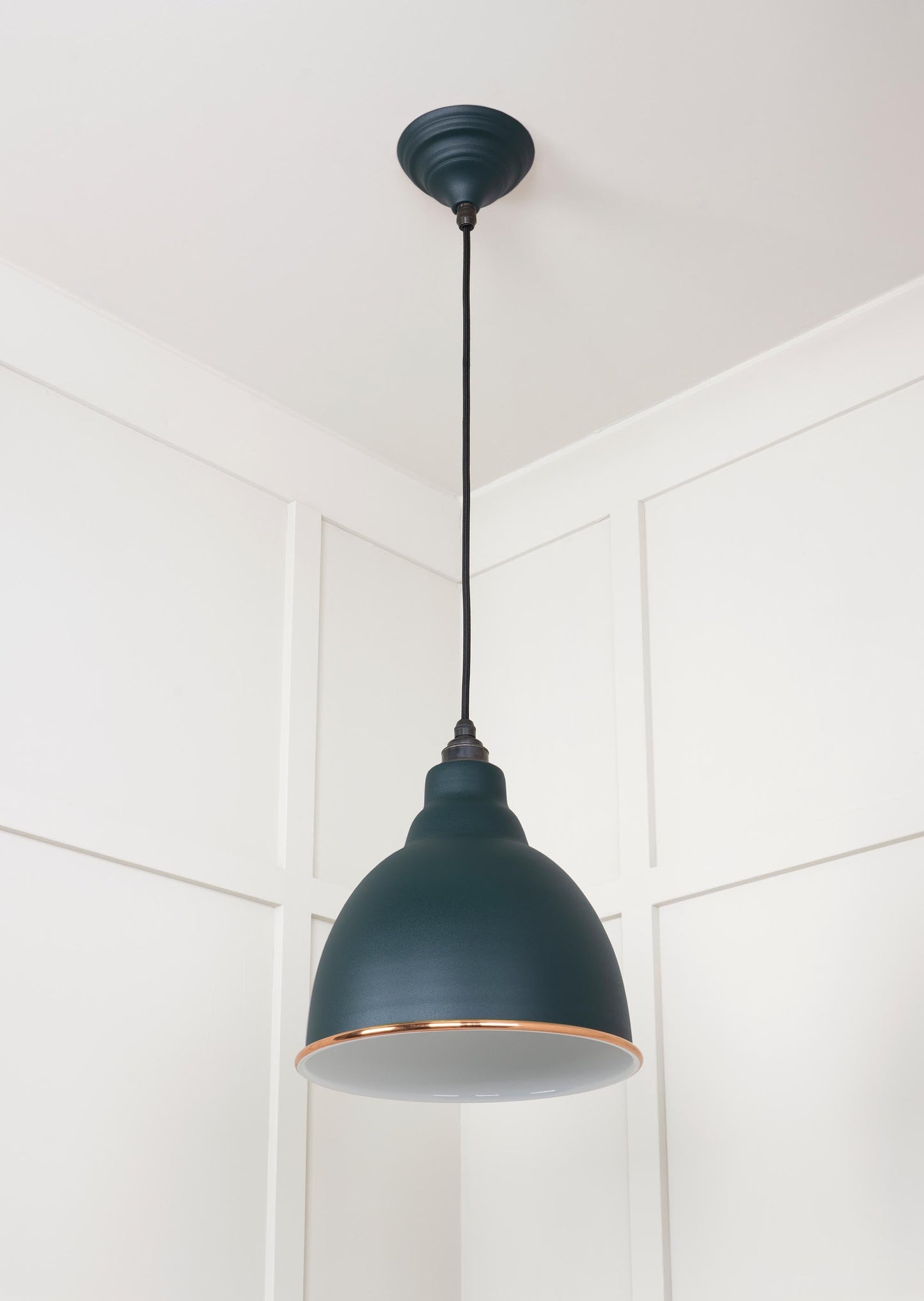 From The Anvil White Gloss Brindley Pendant