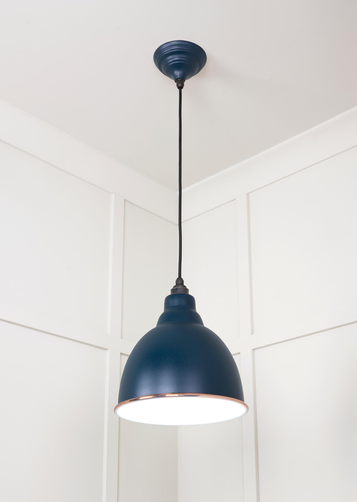 From The Anvil White Gloss Brindley Pendant