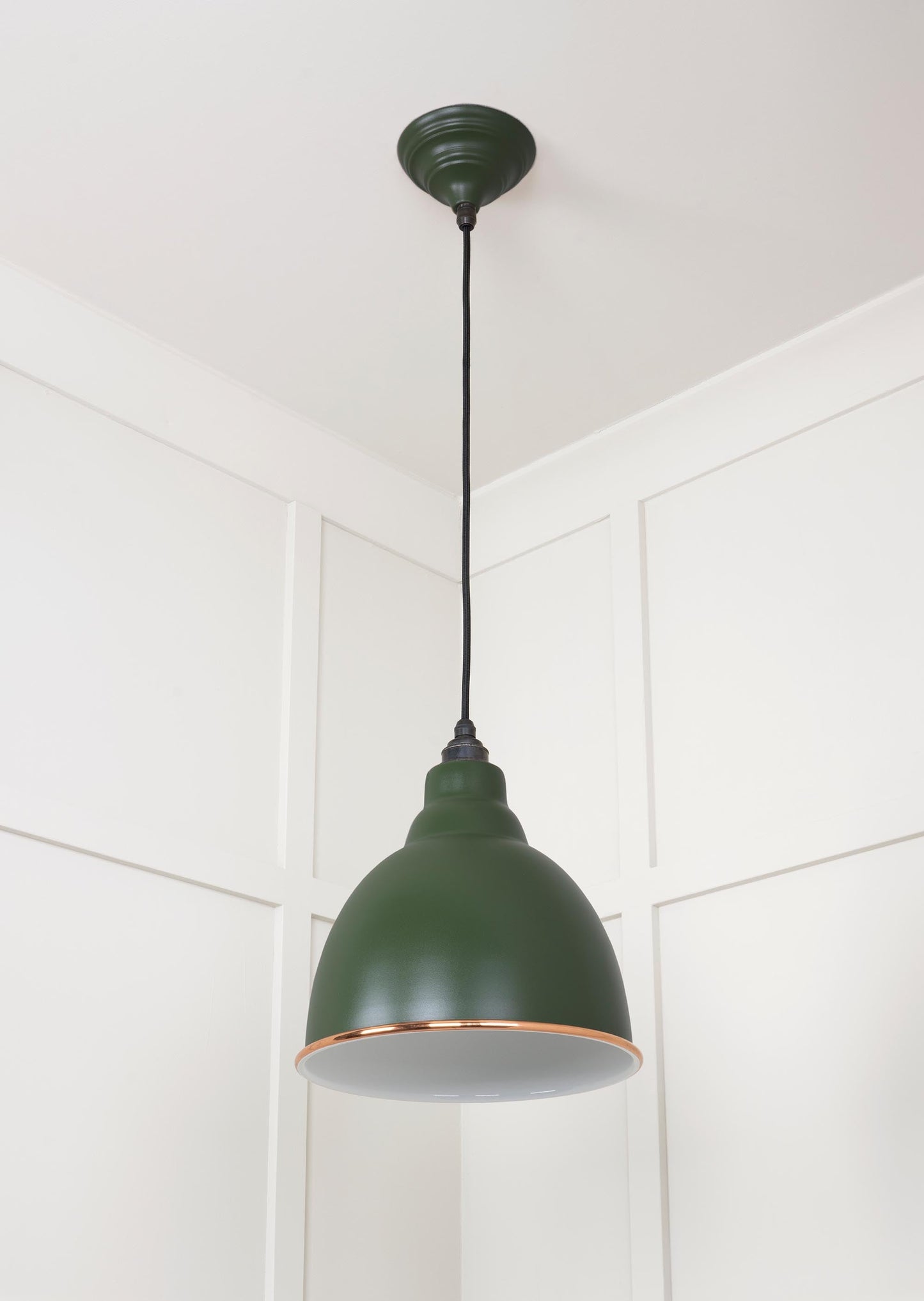 From The Anvil White Gloss Brindley Pendant