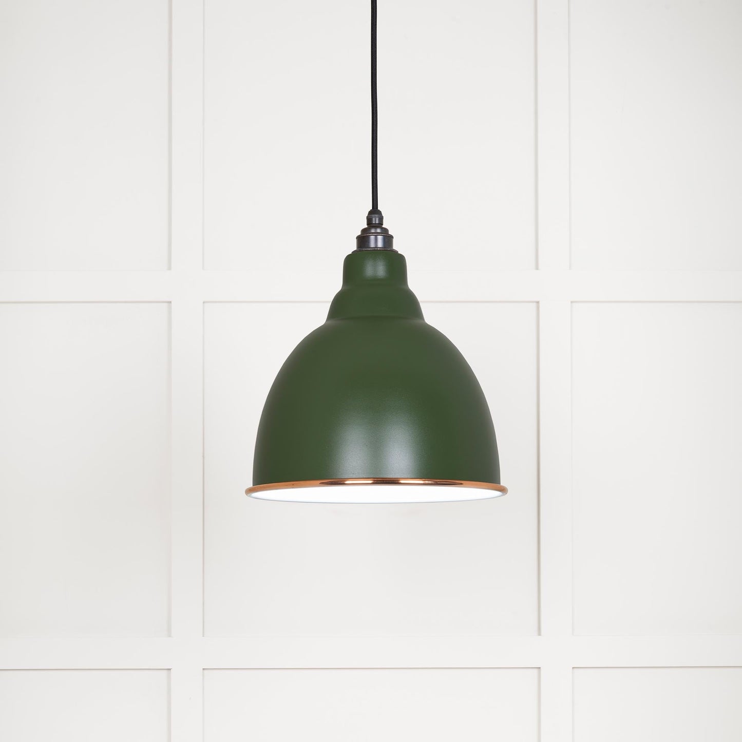 From The Anvil White Gloss Brindley Pendant
