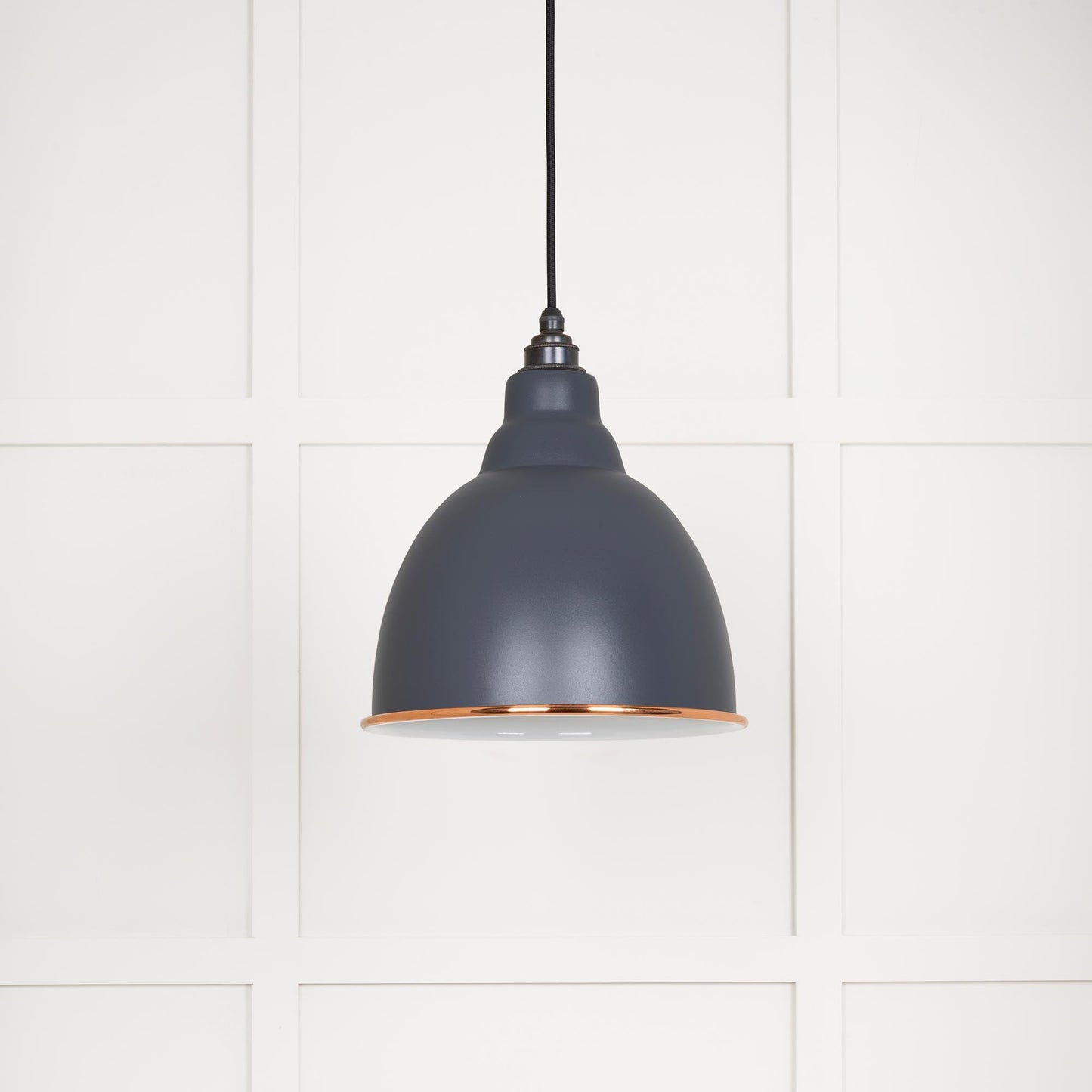 From The Anvil White Gloss Brindley Pendant