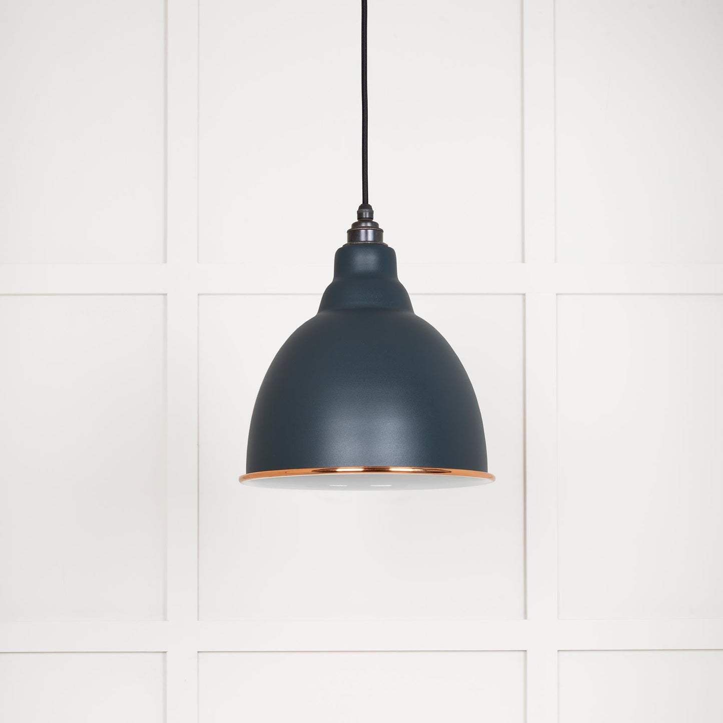From The Anvil White Gloss Brindley Pendant
