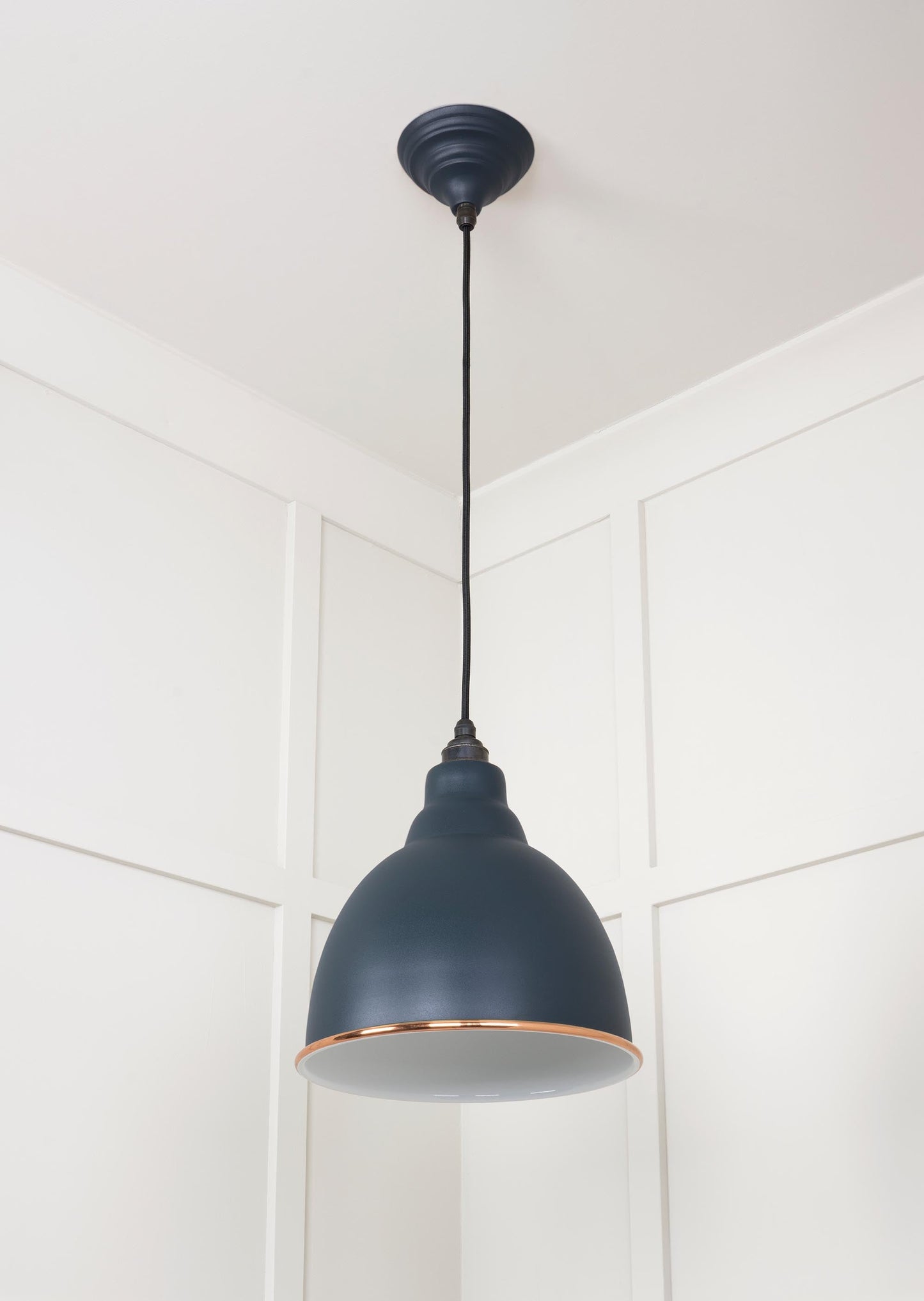 From The Anvil White Gloss Brindley Pendant