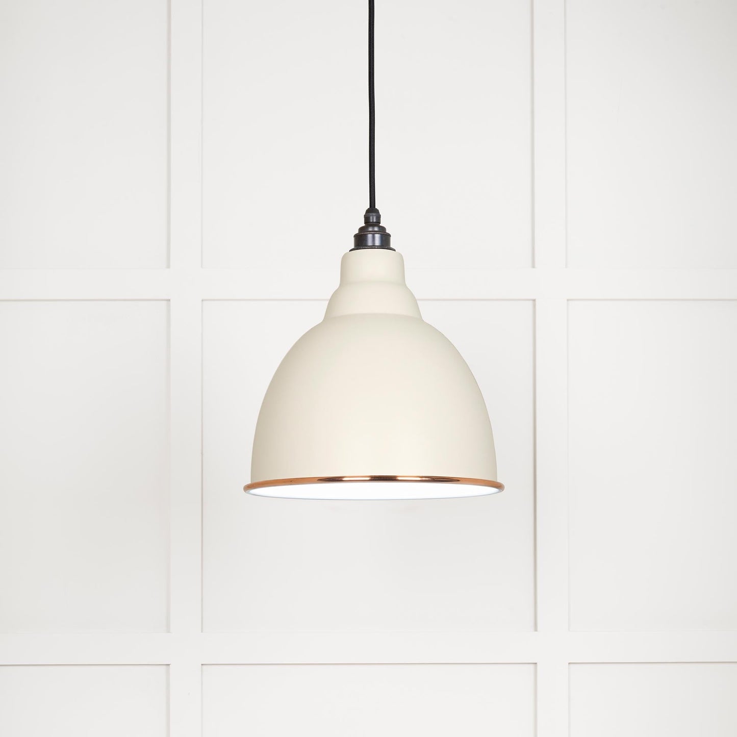 From The Anvil White Gloss Brindley Pendant