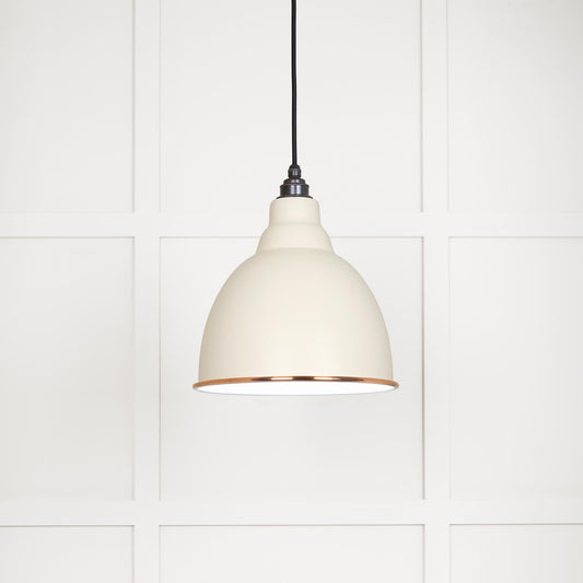 From The Anvil White Gloss Brindley Pendant