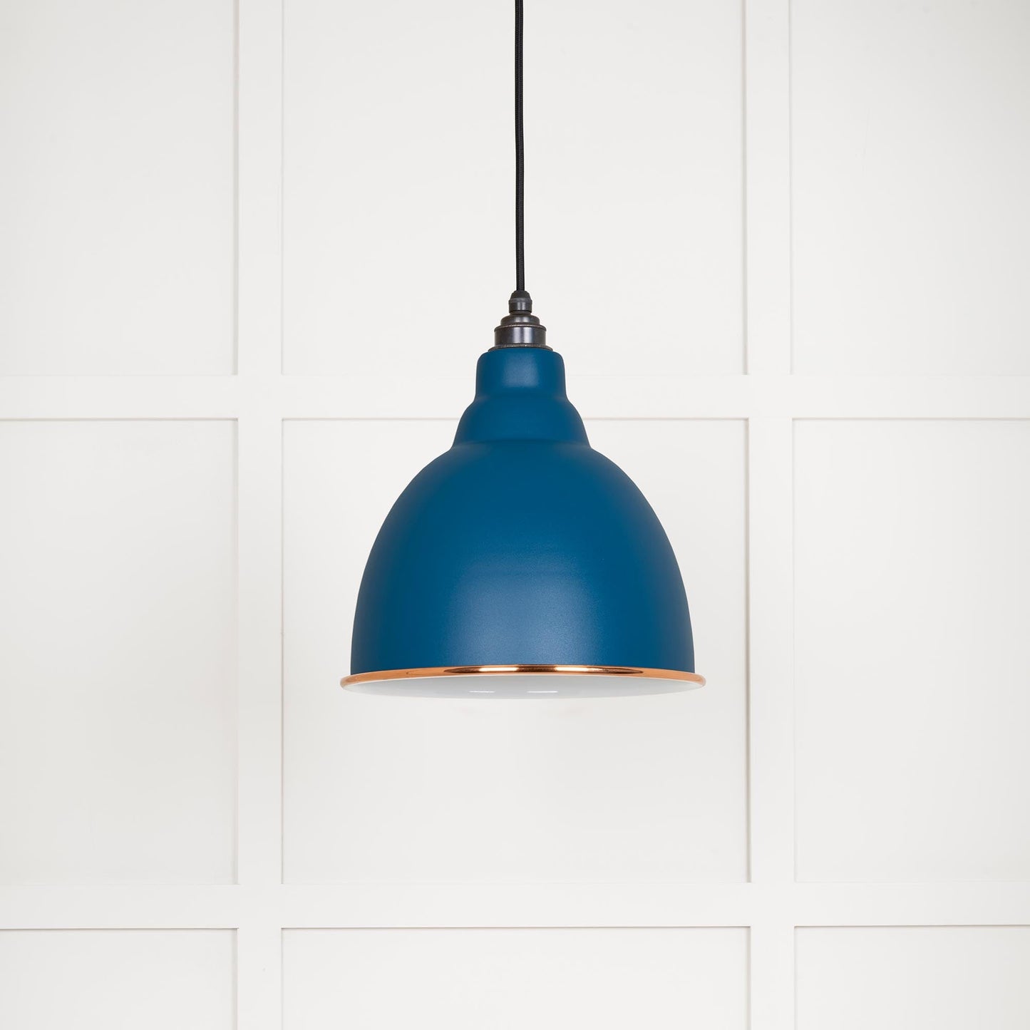 From The Anvil White Gloss Brindley Pendant
