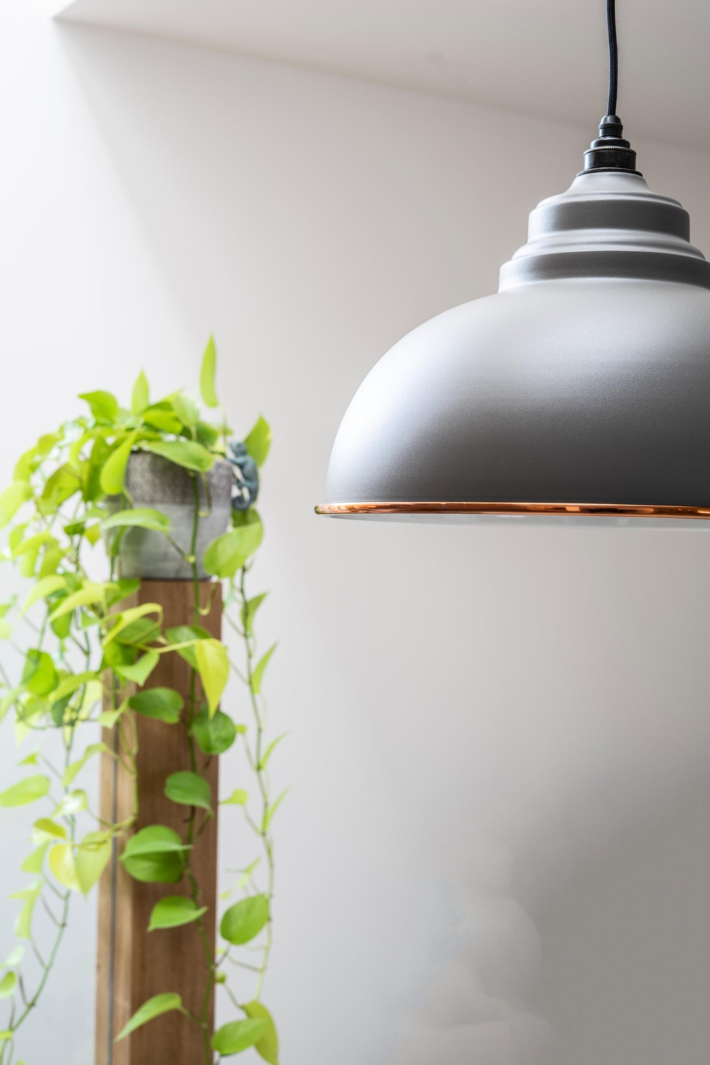 From The Anvil White Gloss Harborne Pendant