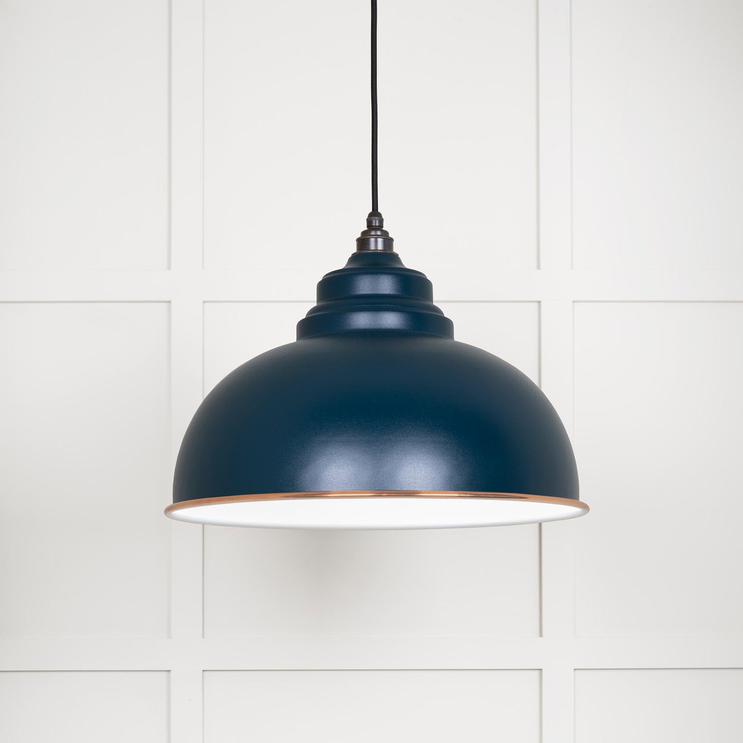 From The Anvil White Gloss Harborne Pendant