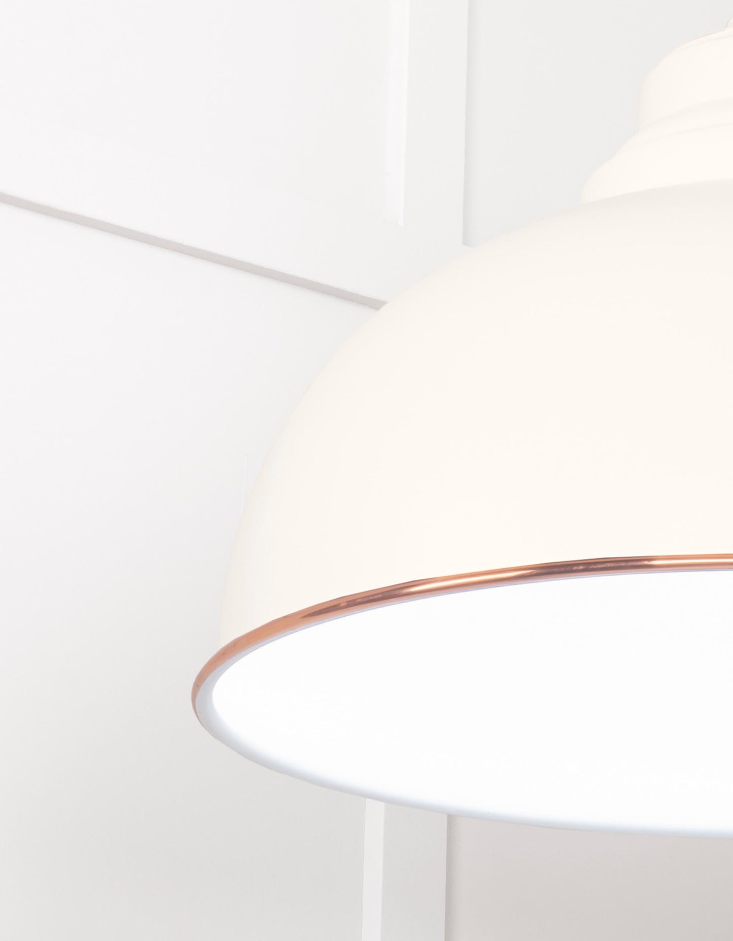 From The Anvil White Gloss Harborne Pendant