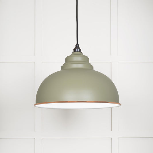 From The Anvil White Gloss Harborne Pendant