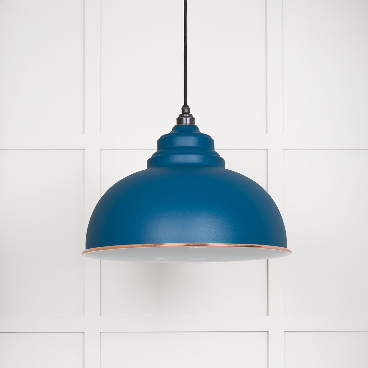 From The Anvil White Gloss Harborne Pendant