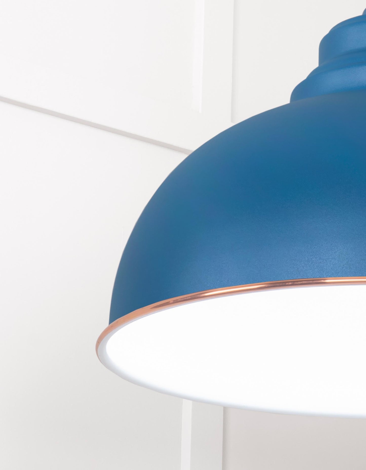 From The Anvil White Gloss Harborne Pendant
