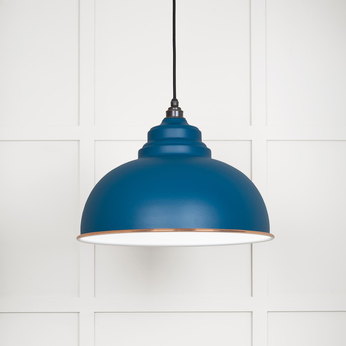 From The Anvil White Gloss Harborne Pendant