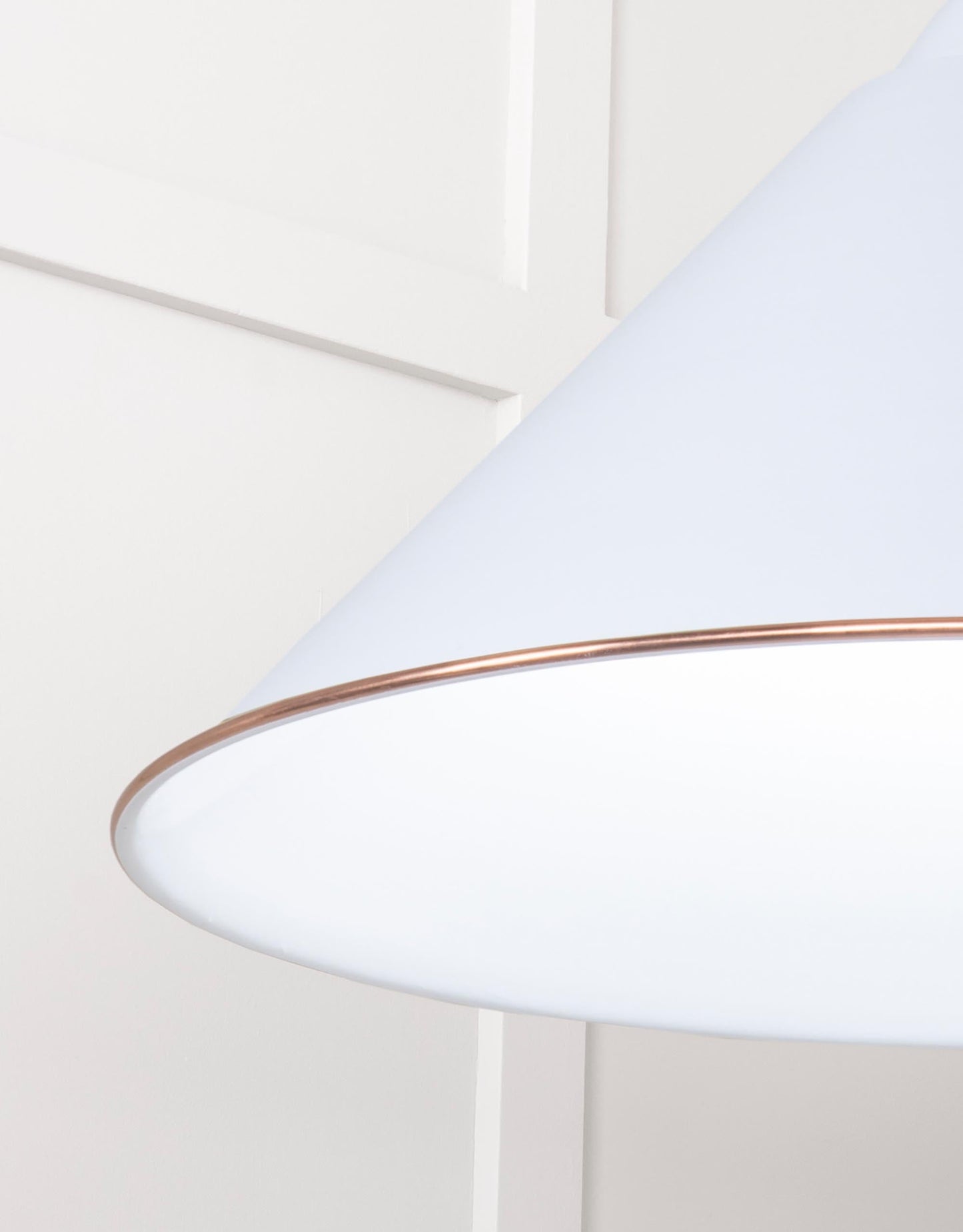 From The Anvil White Gloss Hockley Pendant