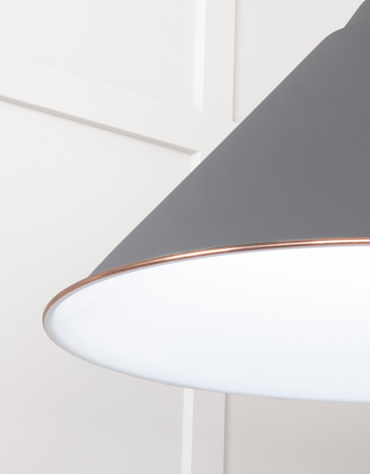 From The Anvil White Gloss Hockley Pendant