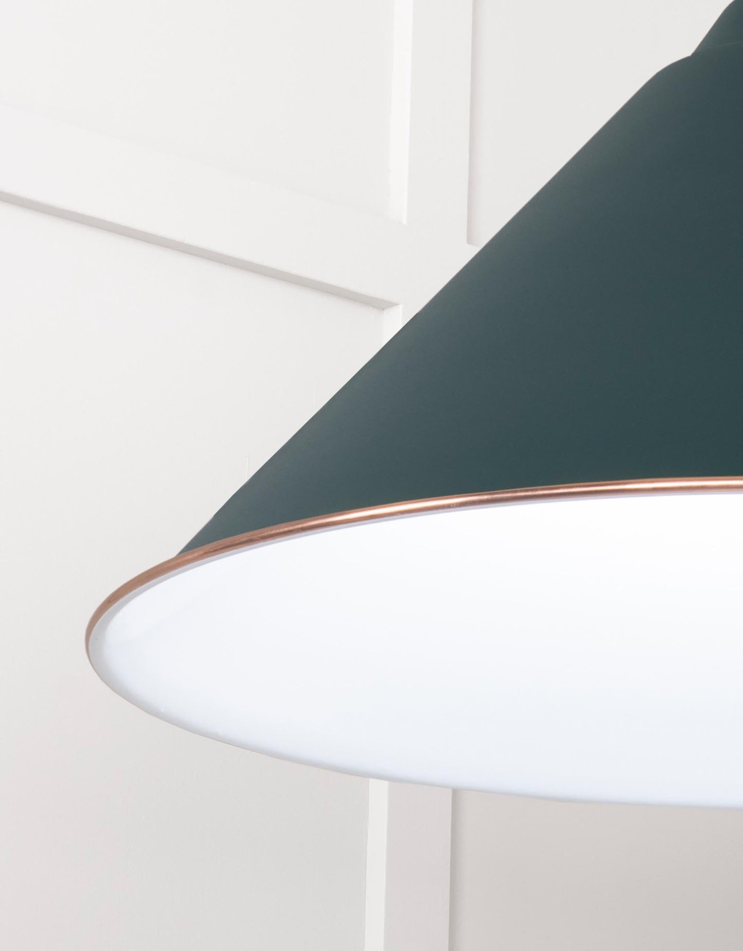 From The Anvil White Gloss Hockley Pendant
