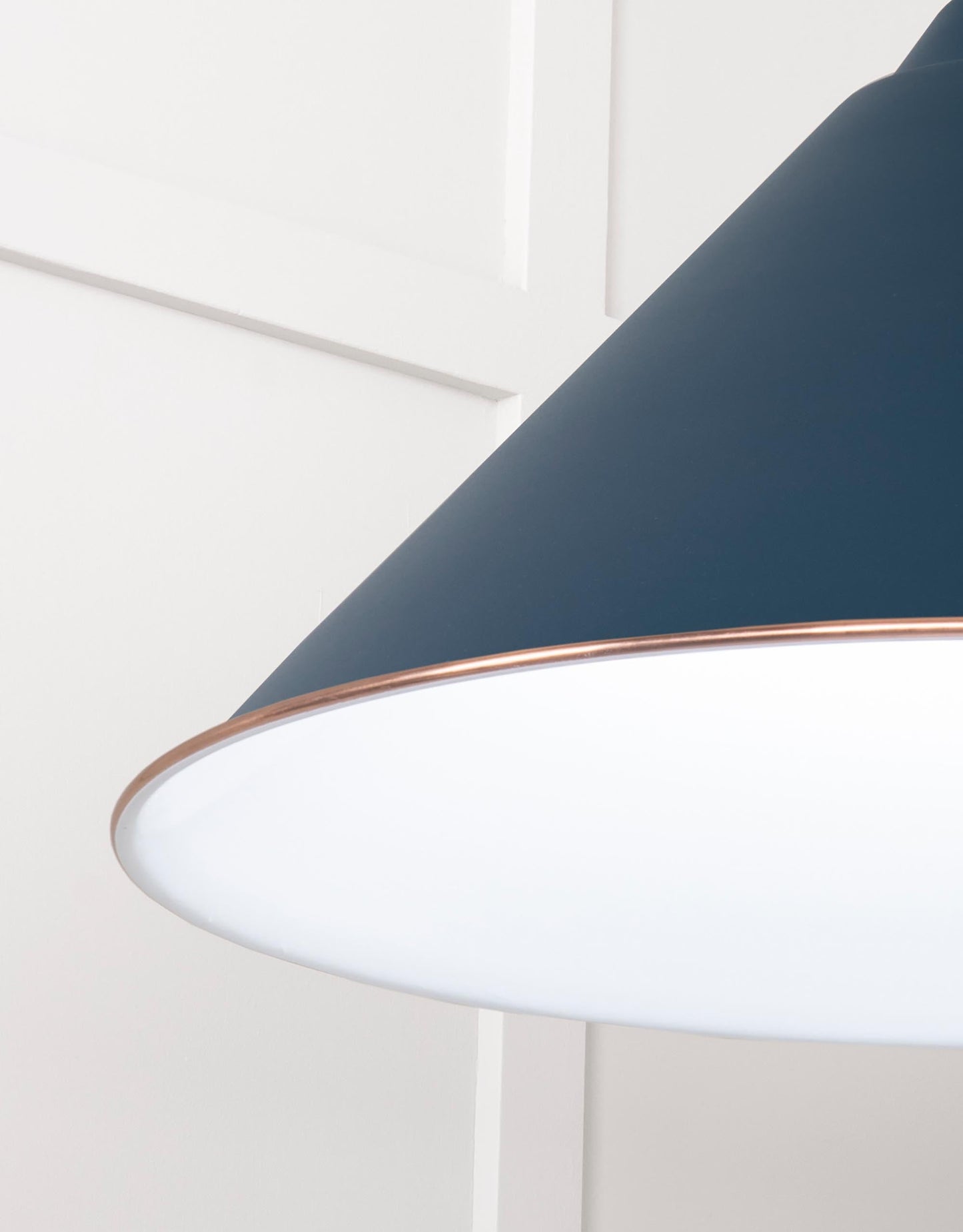 From The Anvil White Gloss Hockley Pendant