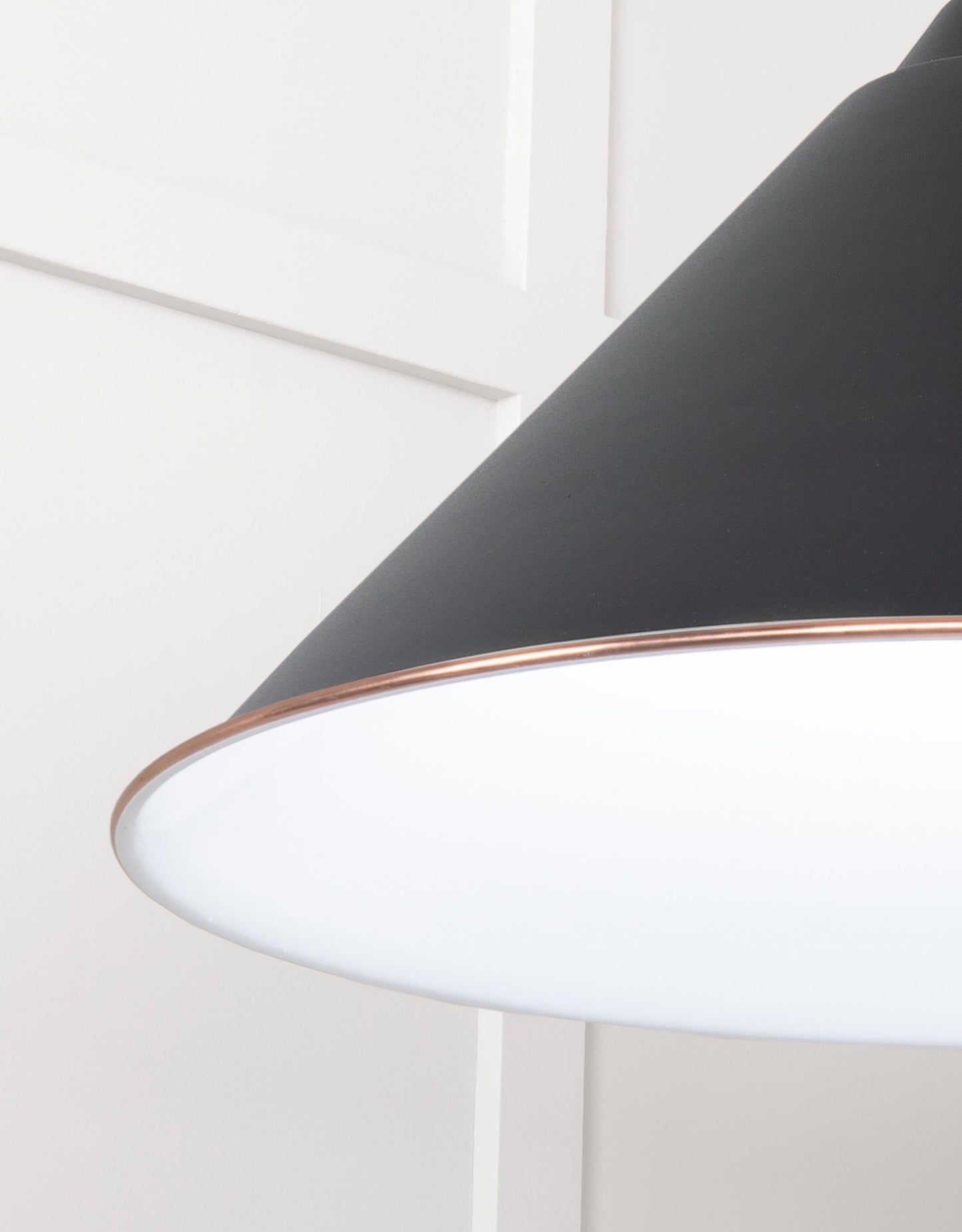 From The Anvil White Gloss Hockley Pendant