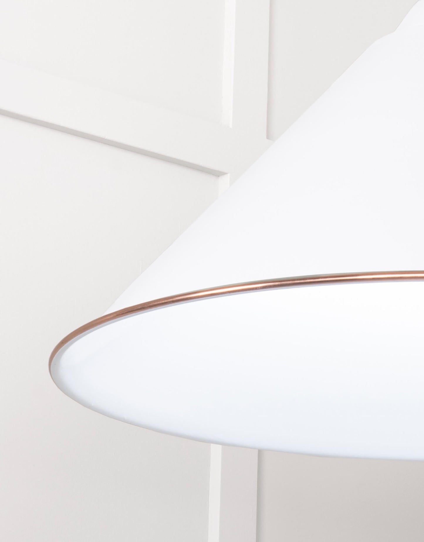 From The Anvil White Gloss Hockley Pendant