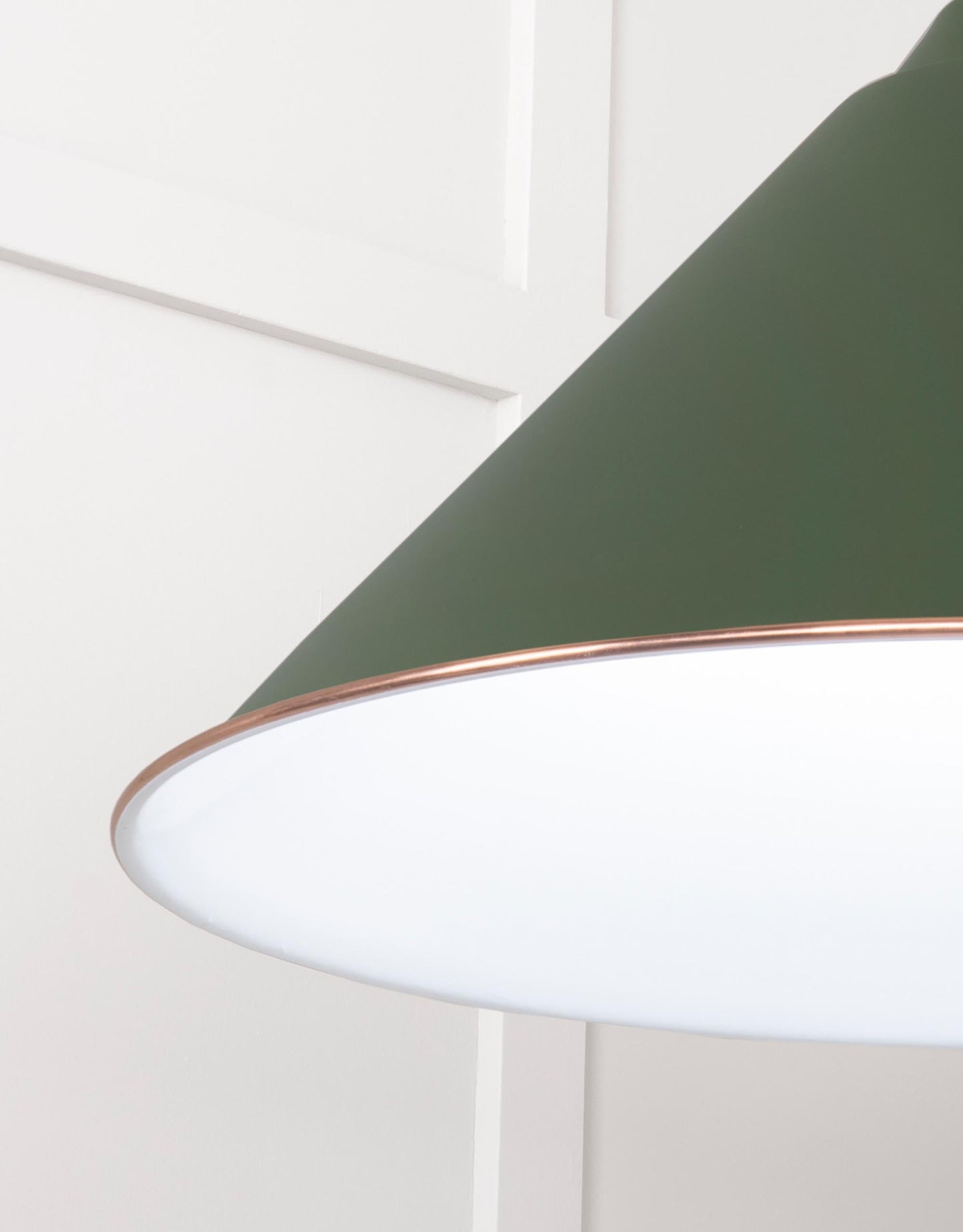 From The Anvil White Gloss Hockley Pendant