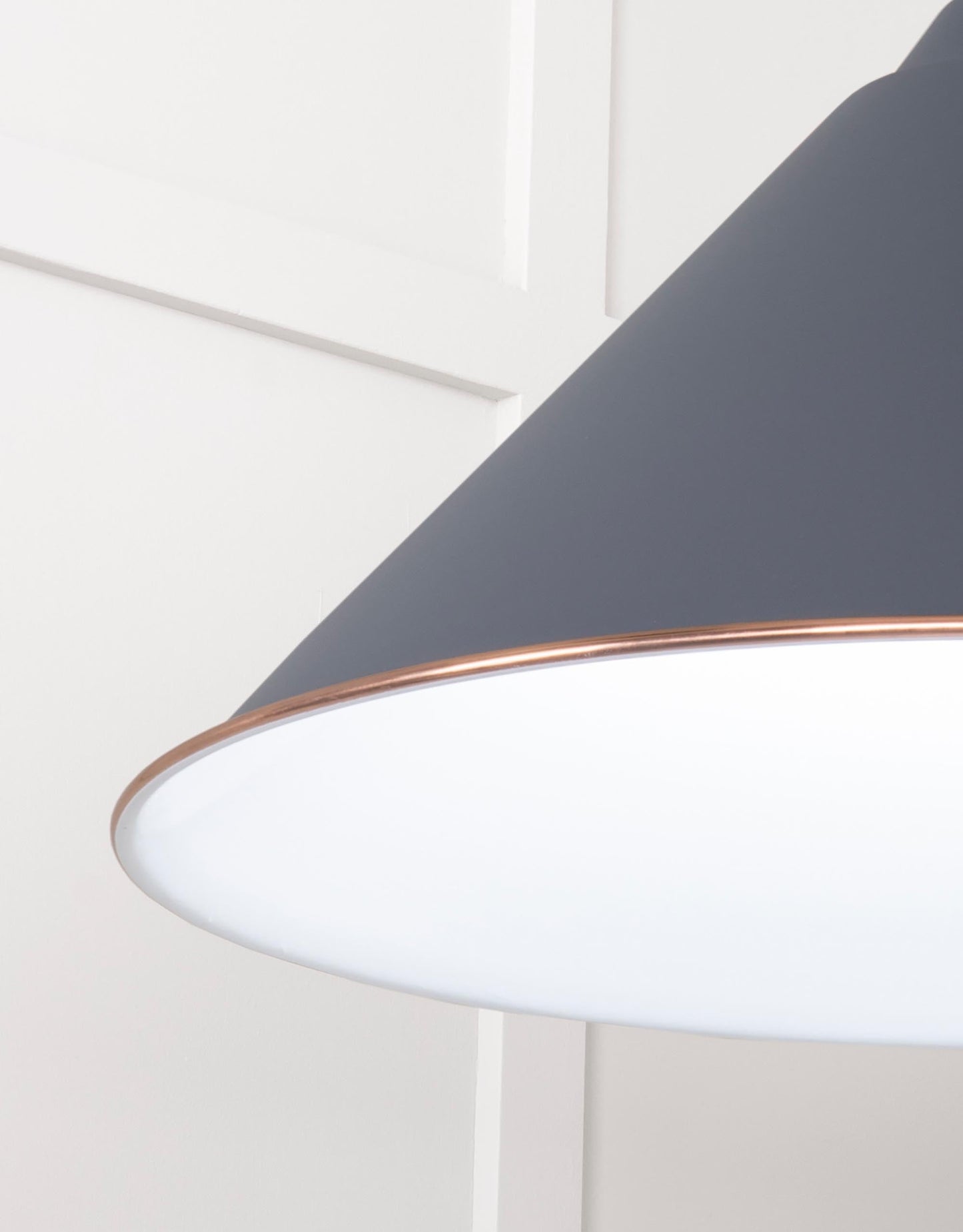 From The Anvil White Gloss Hockley Pendant