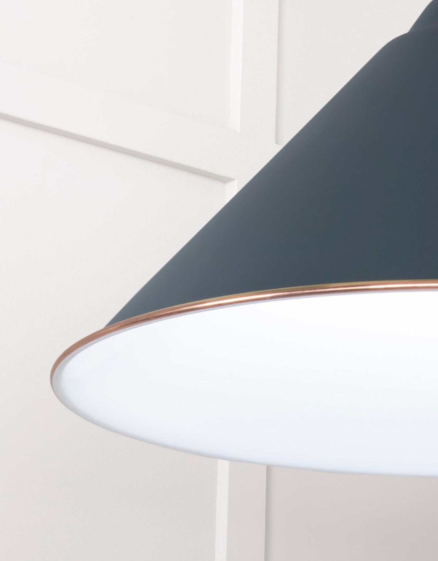 From The Anvil White Gloss Hockley Pendant