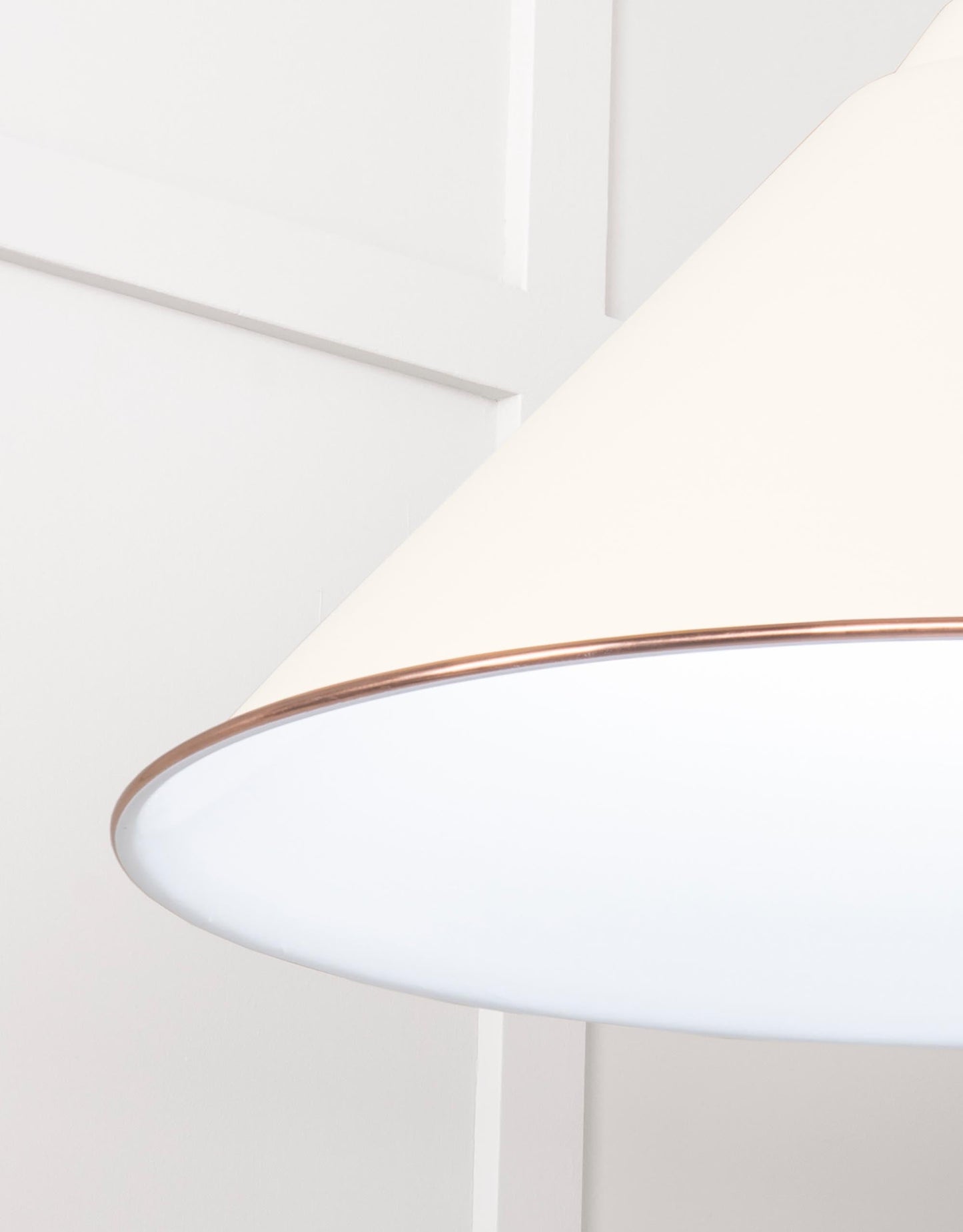From The Anvil White Gloss Hockley Pendant