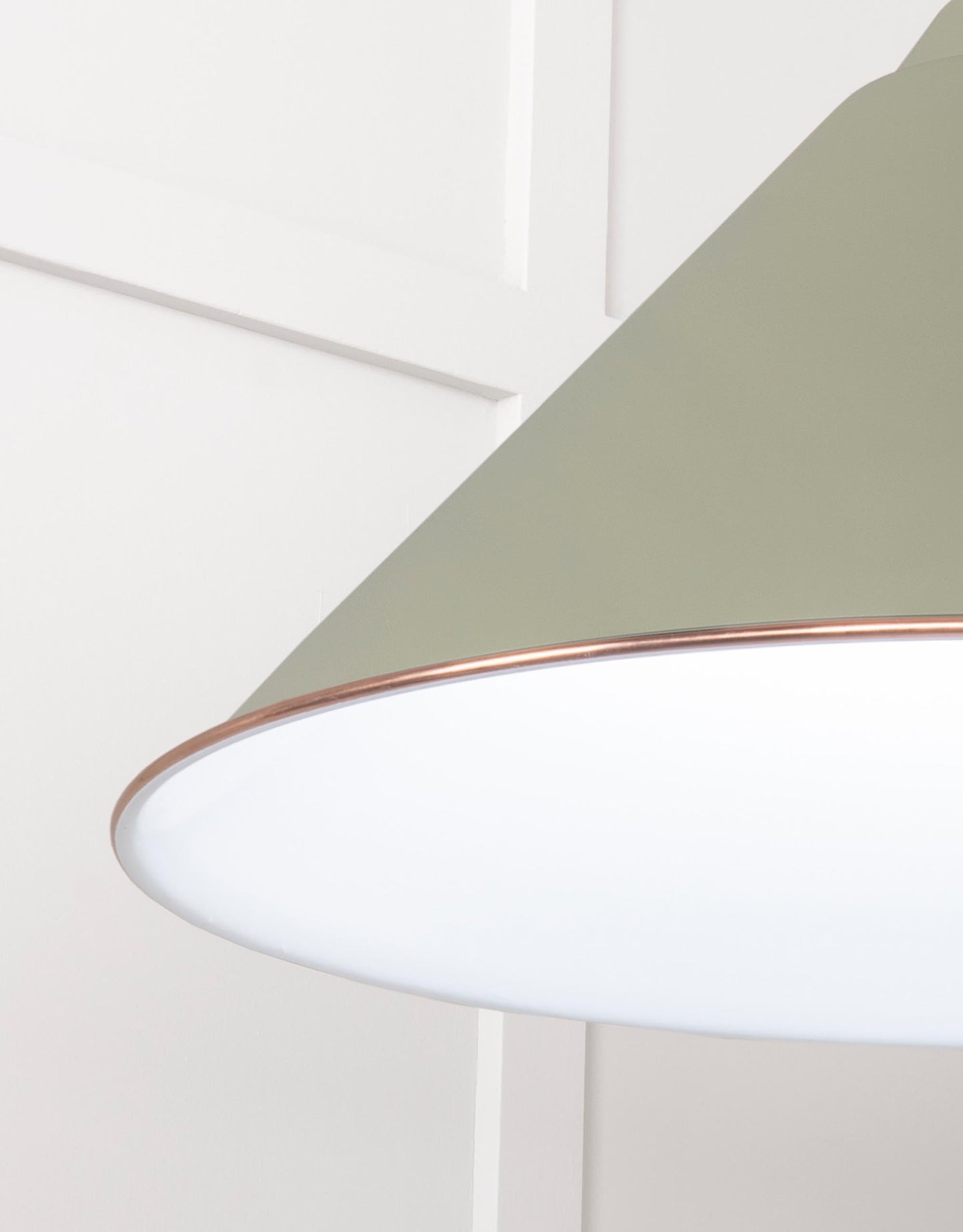 From The Anvil White Gloss Hockley Pendant