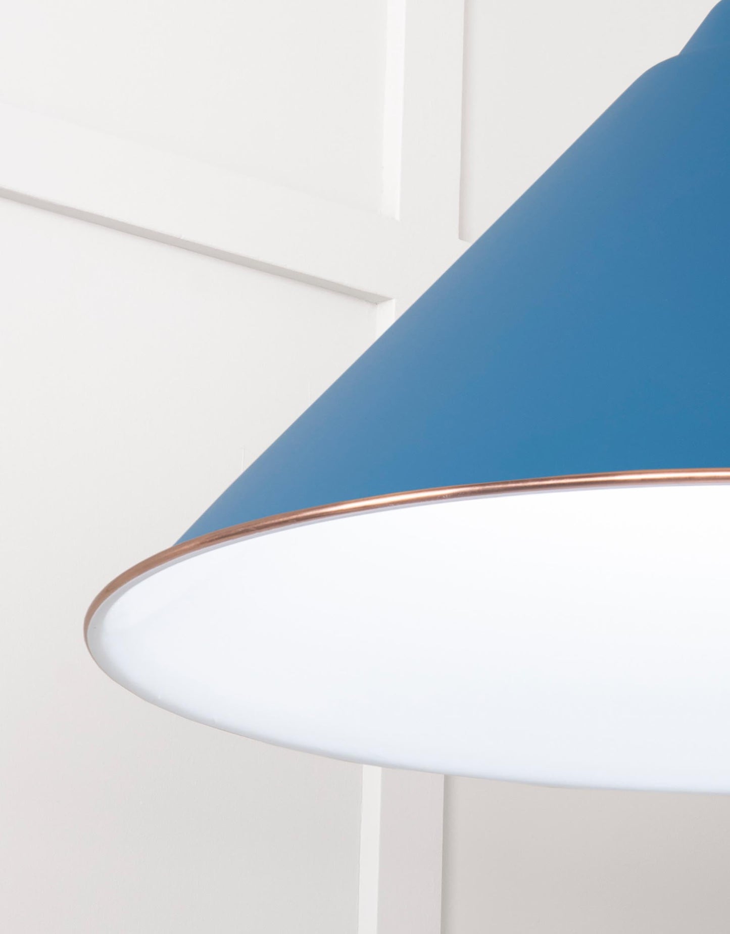 From The Anvil White Gloss Hockley Pendant