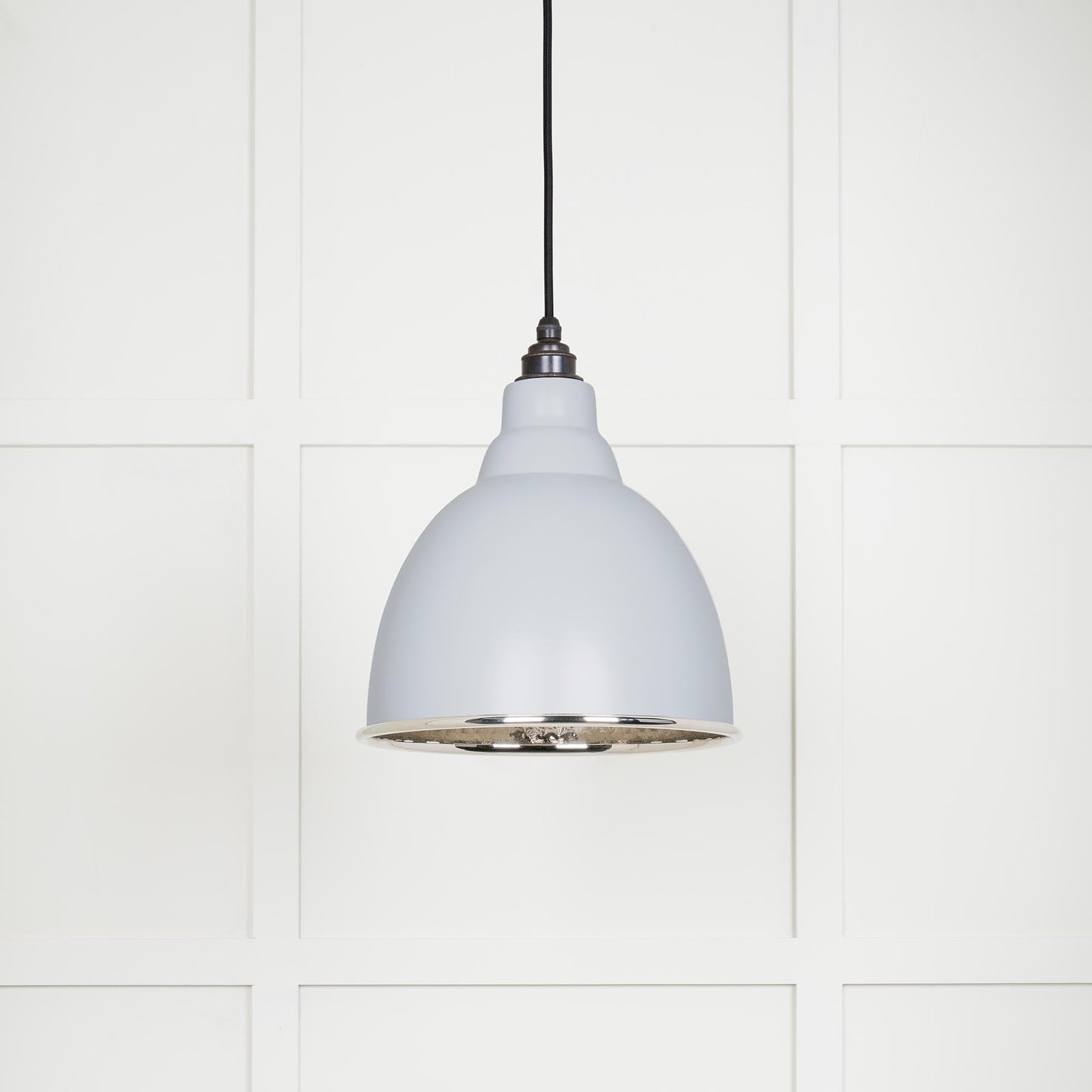 From The Anvil Hammered Nickel Brindley Pendant