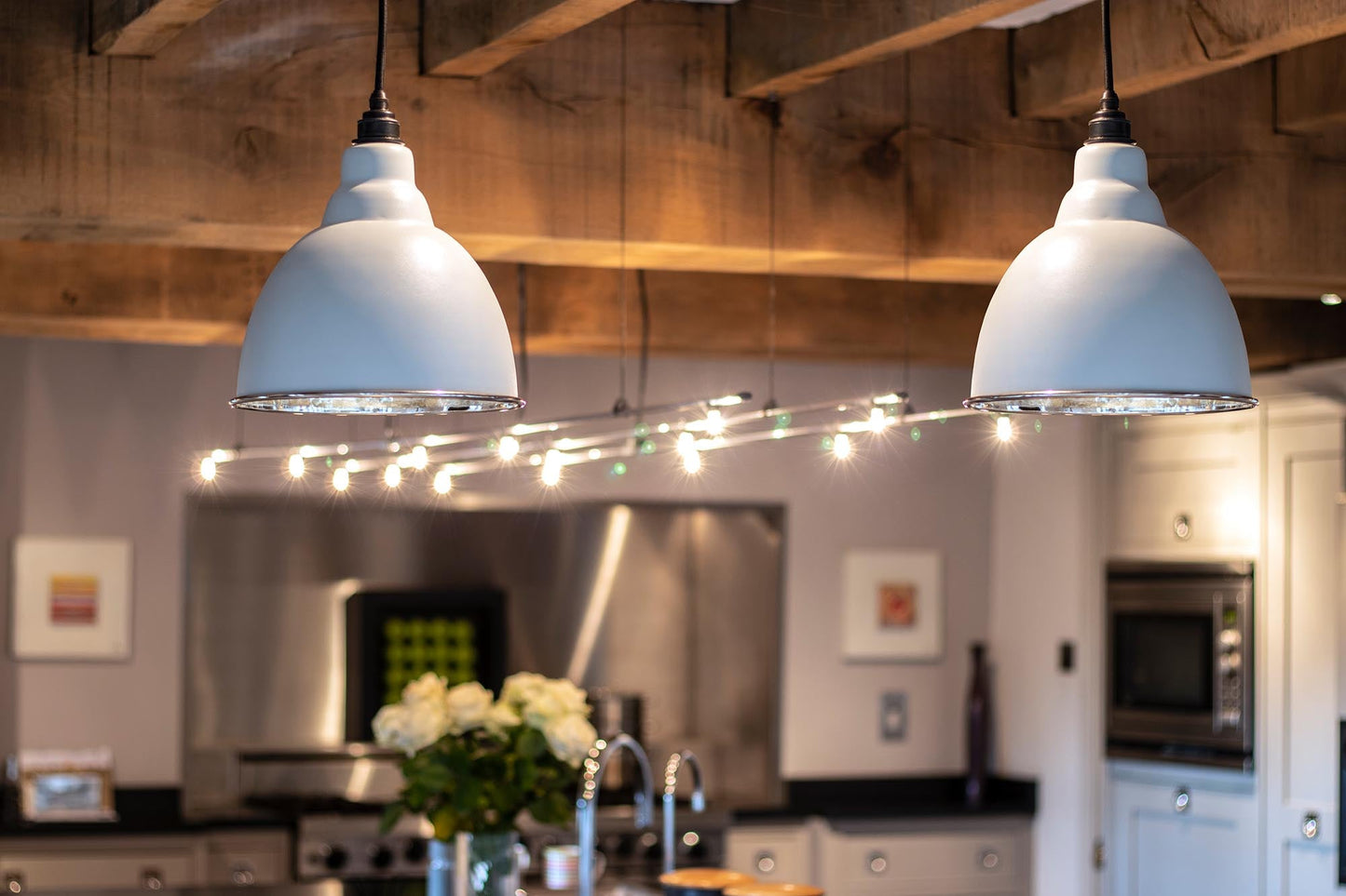 From The Anvil Hammered Nickel Brindley Pendant