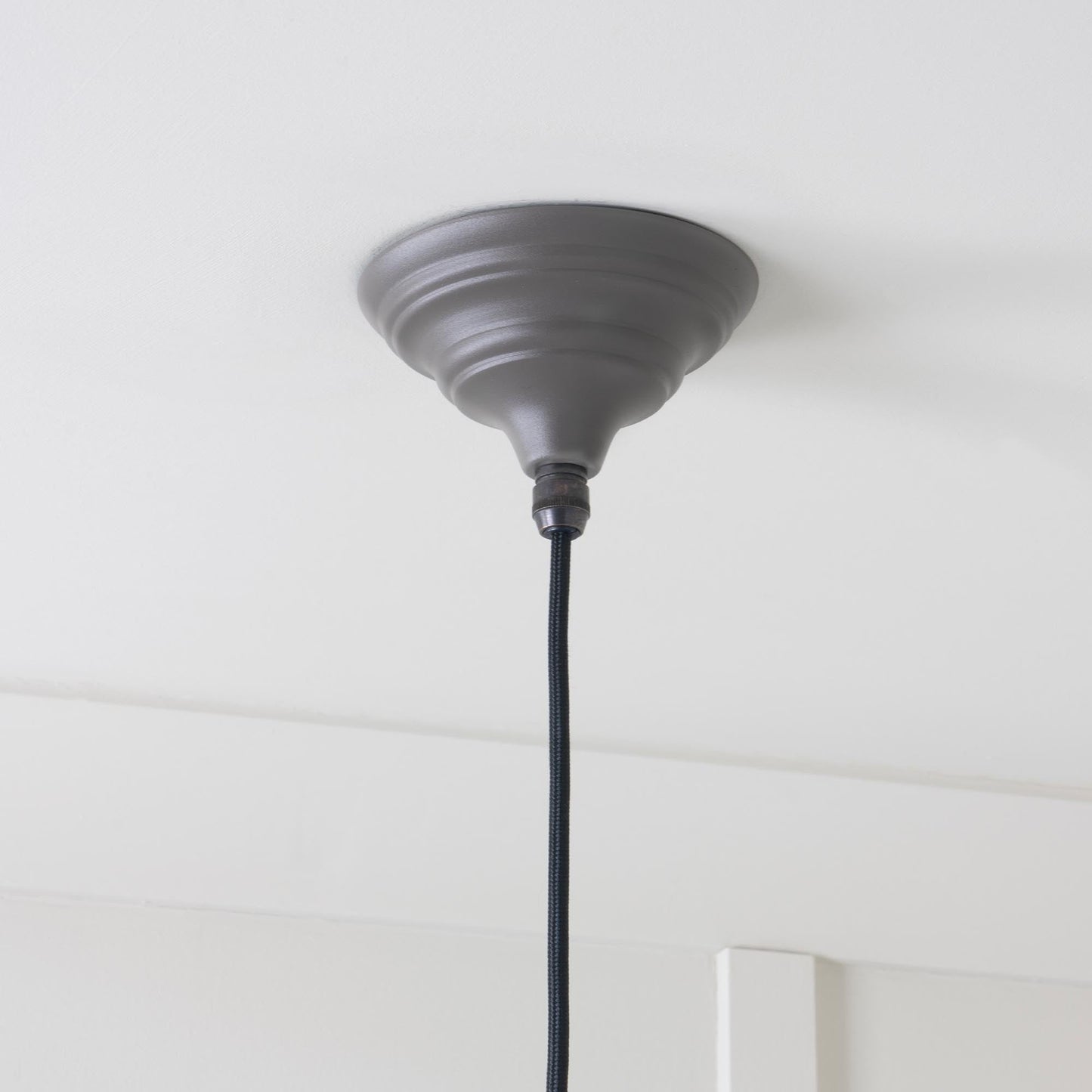 From The Anvil Hammered Nickel Brindley Pendant