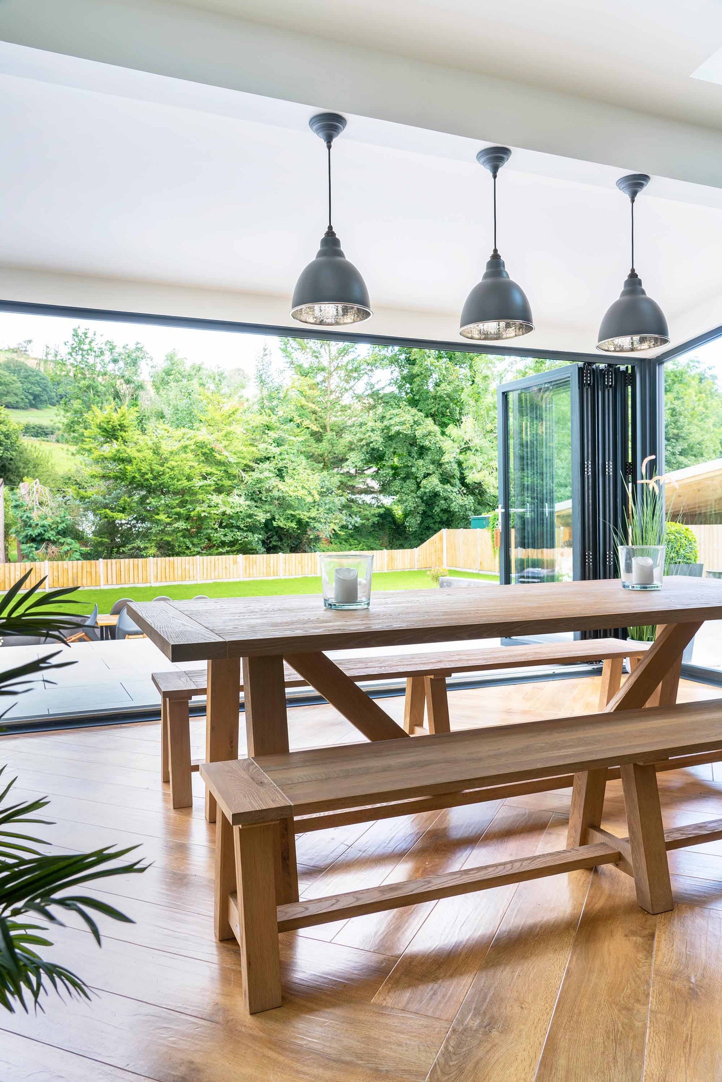 From The Anvil Hammered Nickel Brindley Pendant