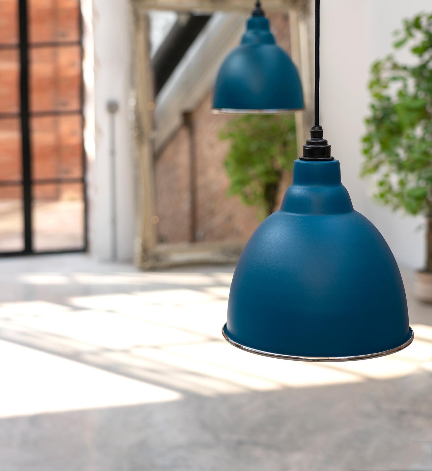 From The Anvil Hammered Nickel Brindley Pendant