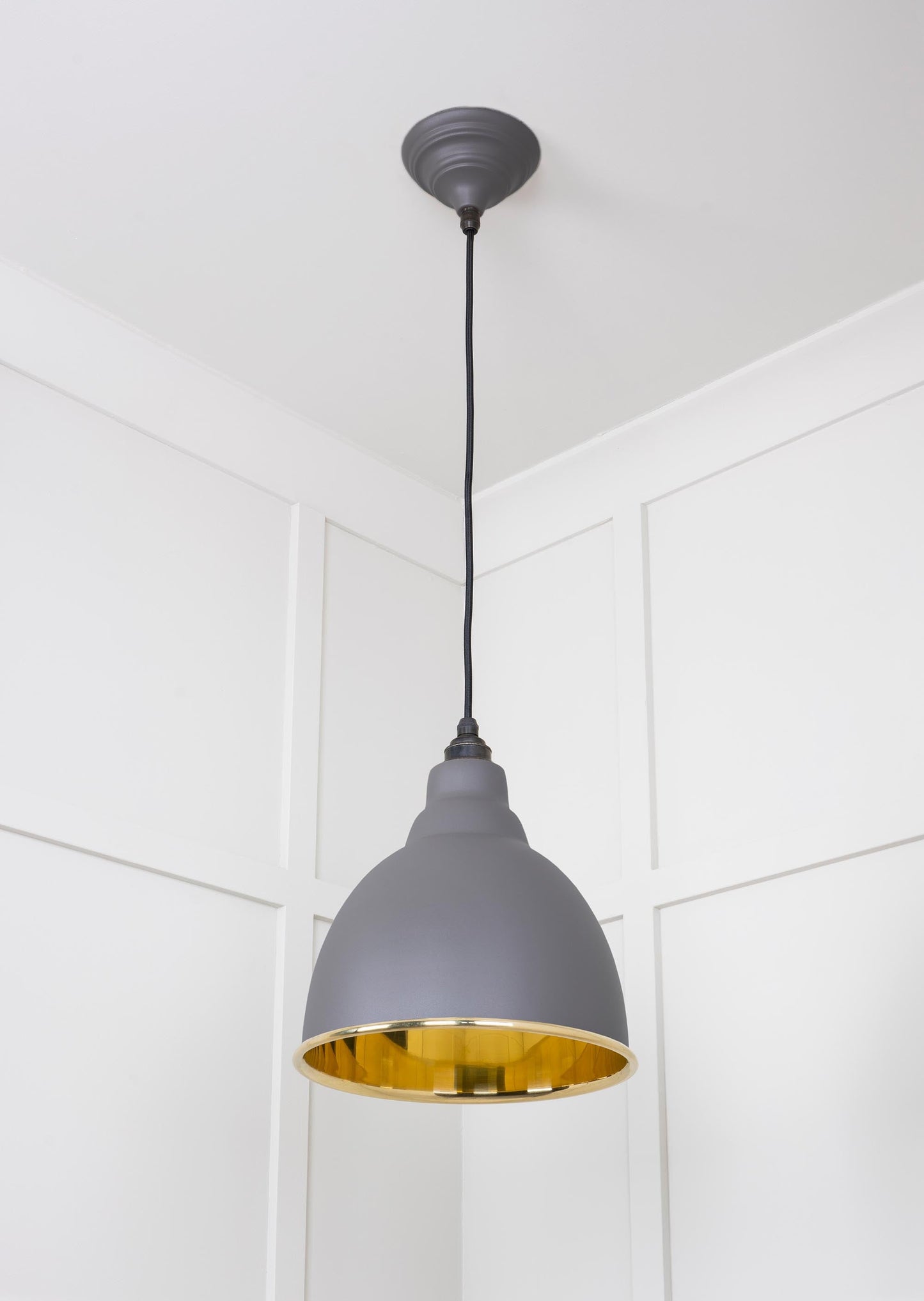 From The Anvil Smooth Brass Brindley Pendant