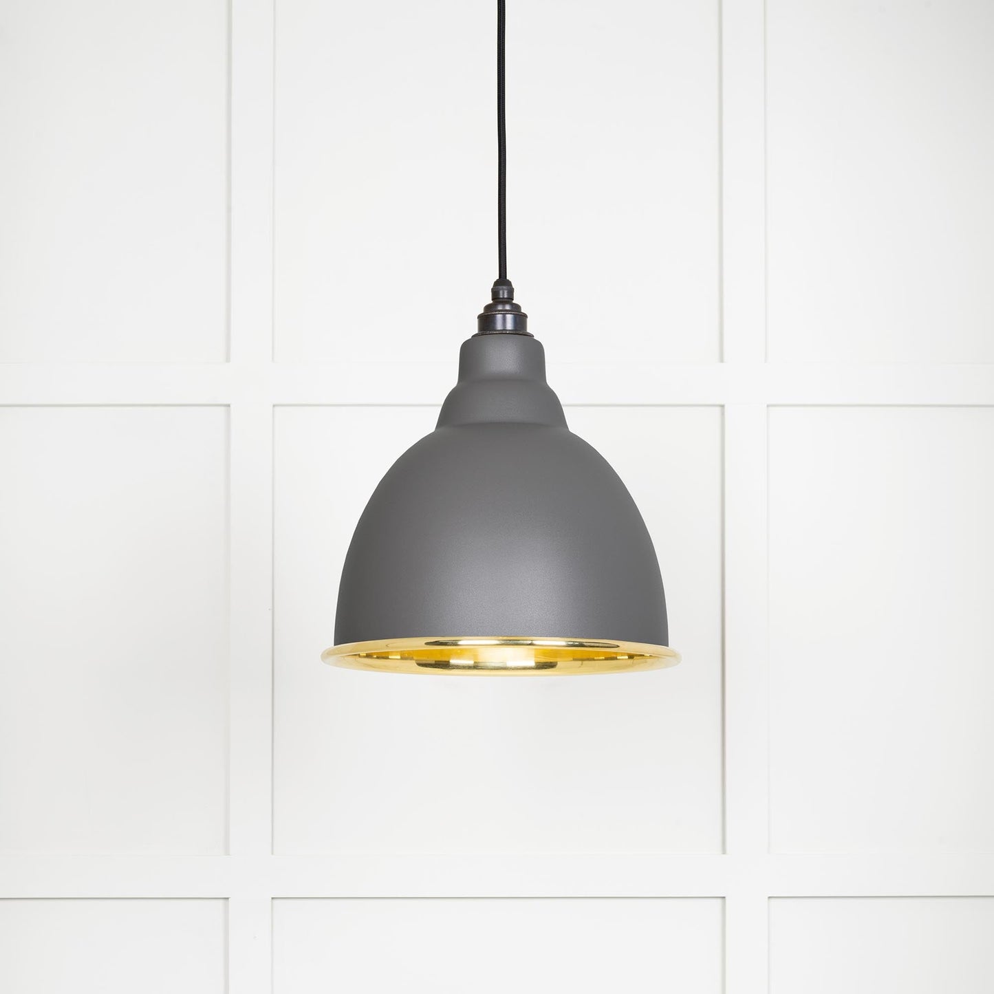 From The Anvil Smooth Brass Brindley Pendant