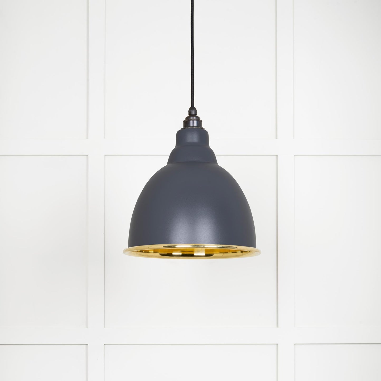 From The Anvil Smooth Brass Brindley Pendant