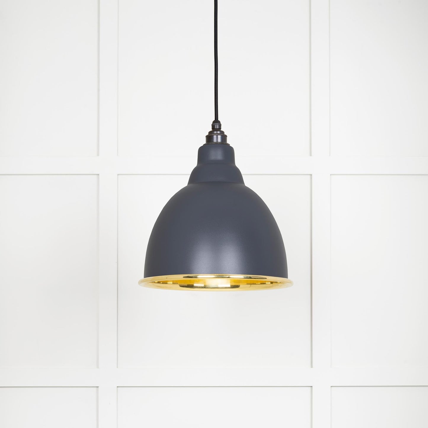 From The Anvil Smooth Brass Brindley Pendant