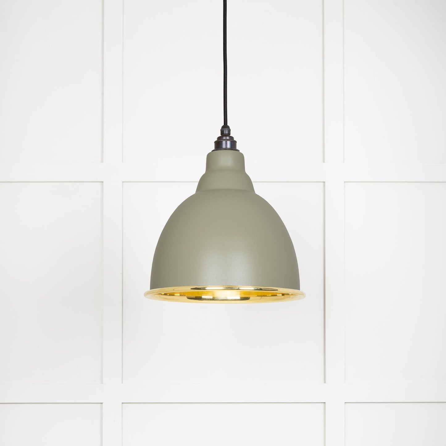 From The Anvil Smooth Brass Brindley Pendant