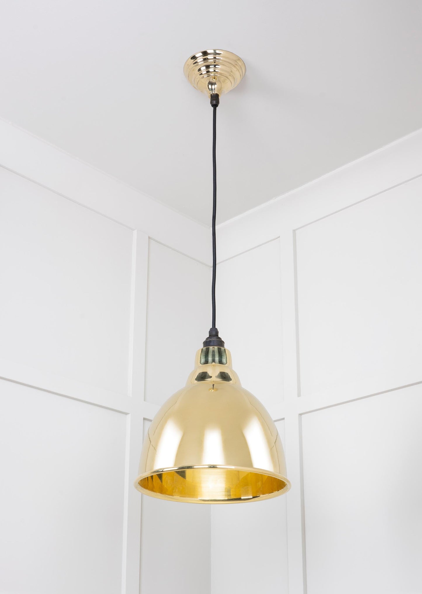 From The Anvil Smooth Brass Brindley Pendant