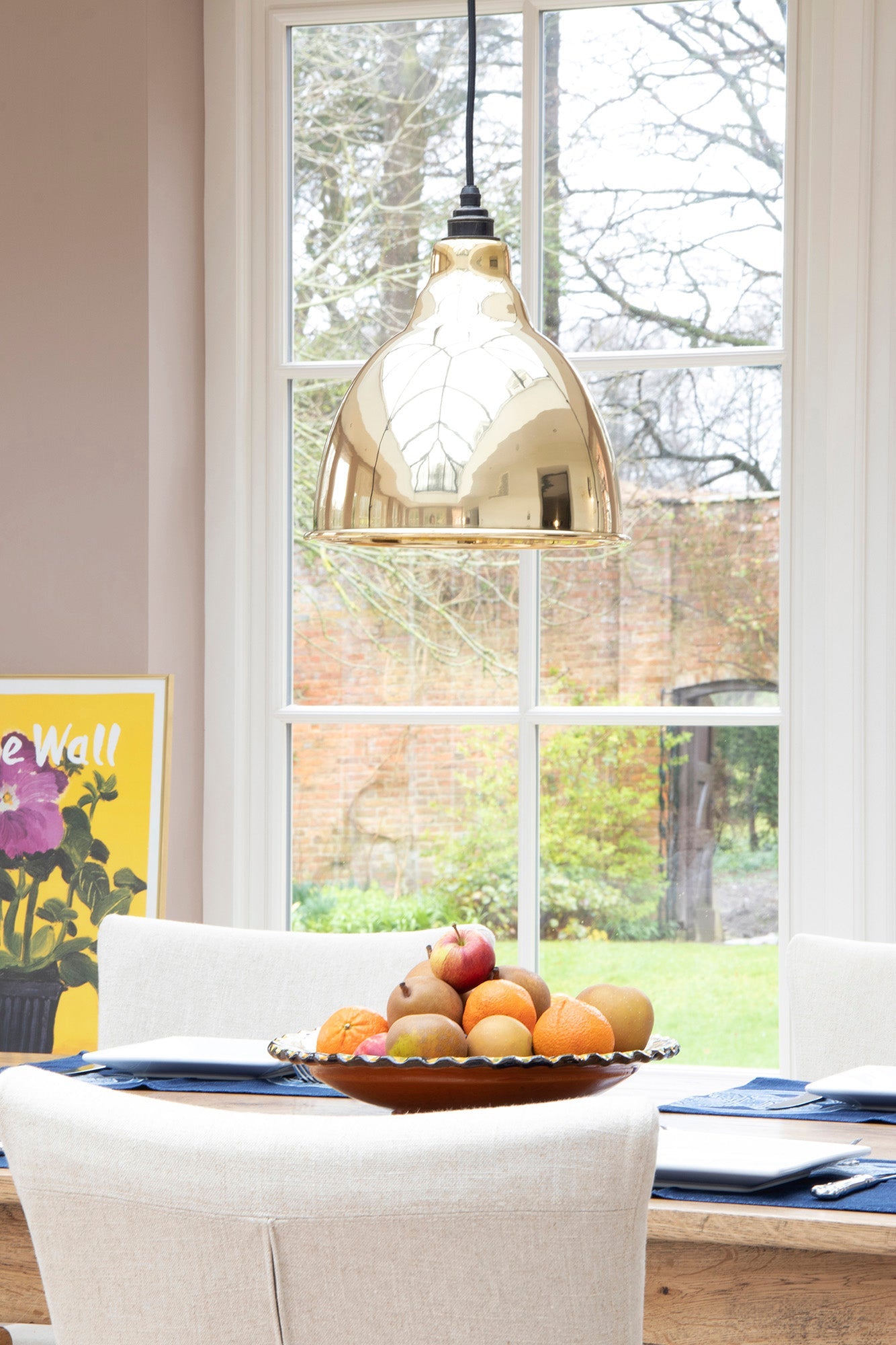 From The Anvil Smooth Brass Brindley Pendant