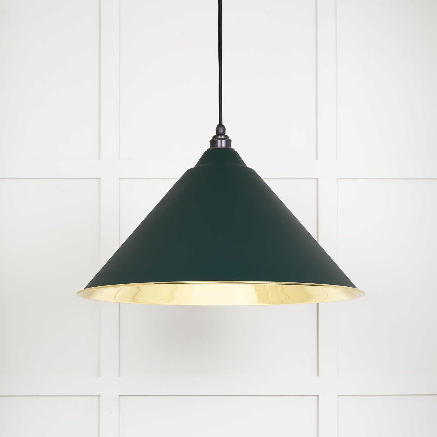 From The Anvil Smooth Brass Hockley Pendant
