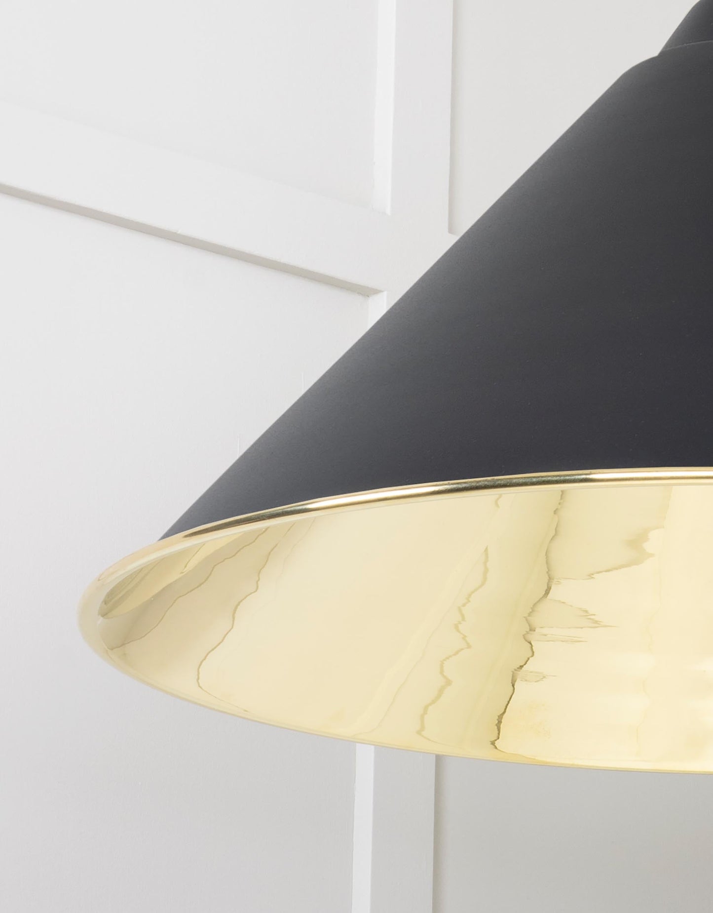 From The Anvil Smooth Brass Hockley Pendant