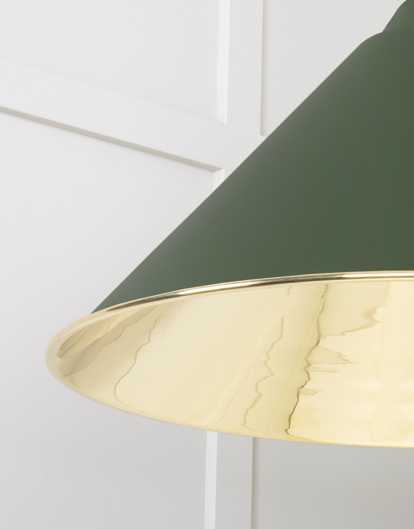 From The Anvil Smooth Brass Hockley Pendant