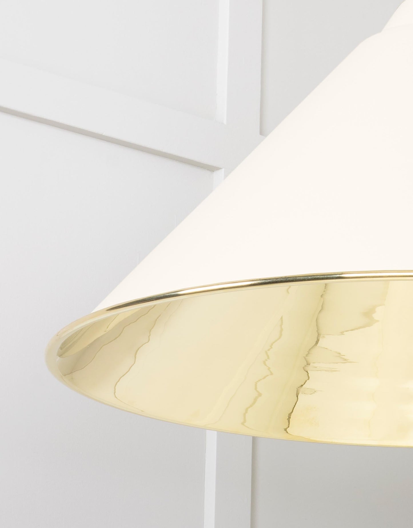 From The Anvil Smooth Brass Hockley Pendant