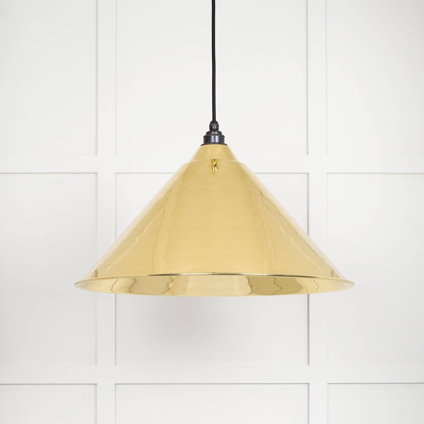 From The Anvil Smooth Brass Hockley Pendant