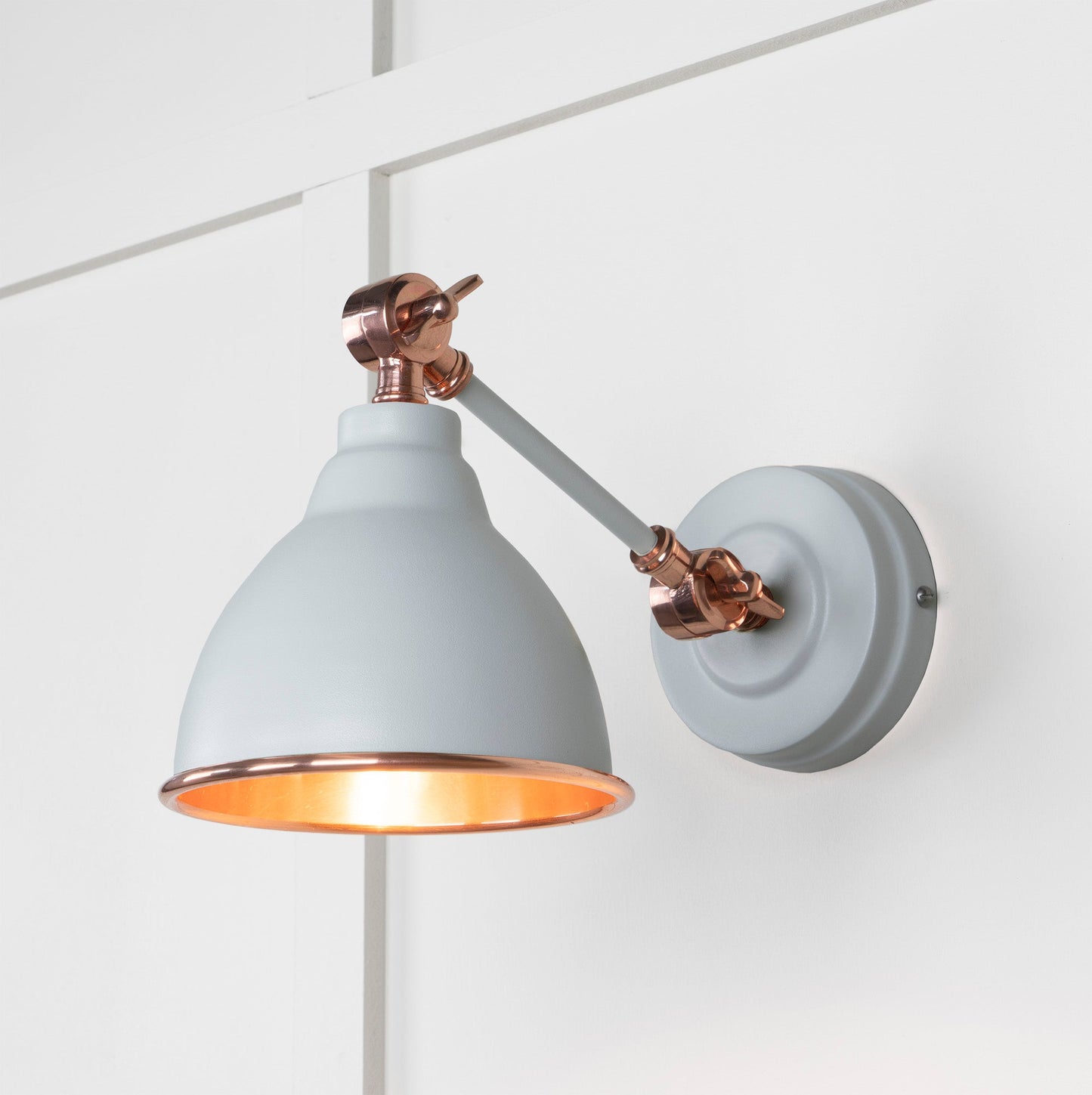 From The Anvil Smooth Copper Brindley Wall Light
