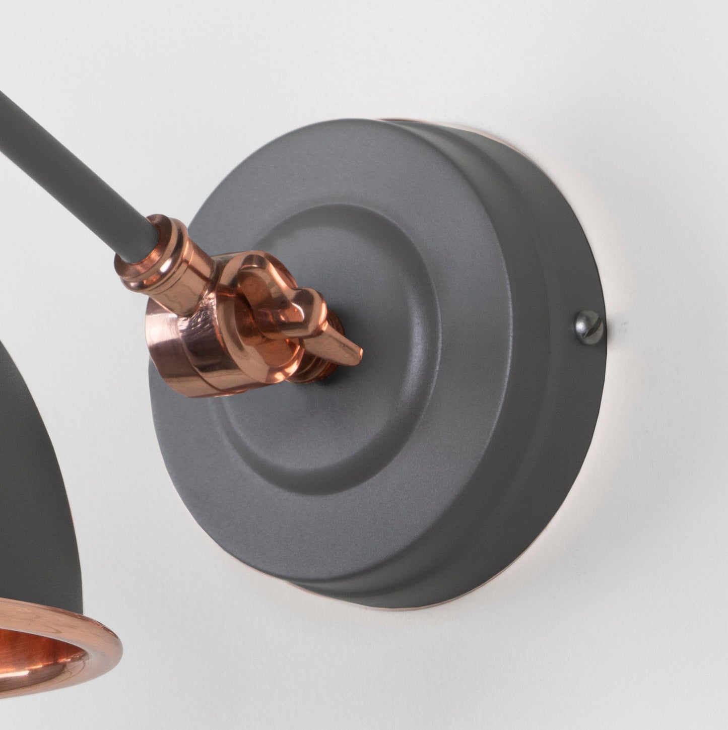 From The Anvil Smooth Copper Brindley Wall Light